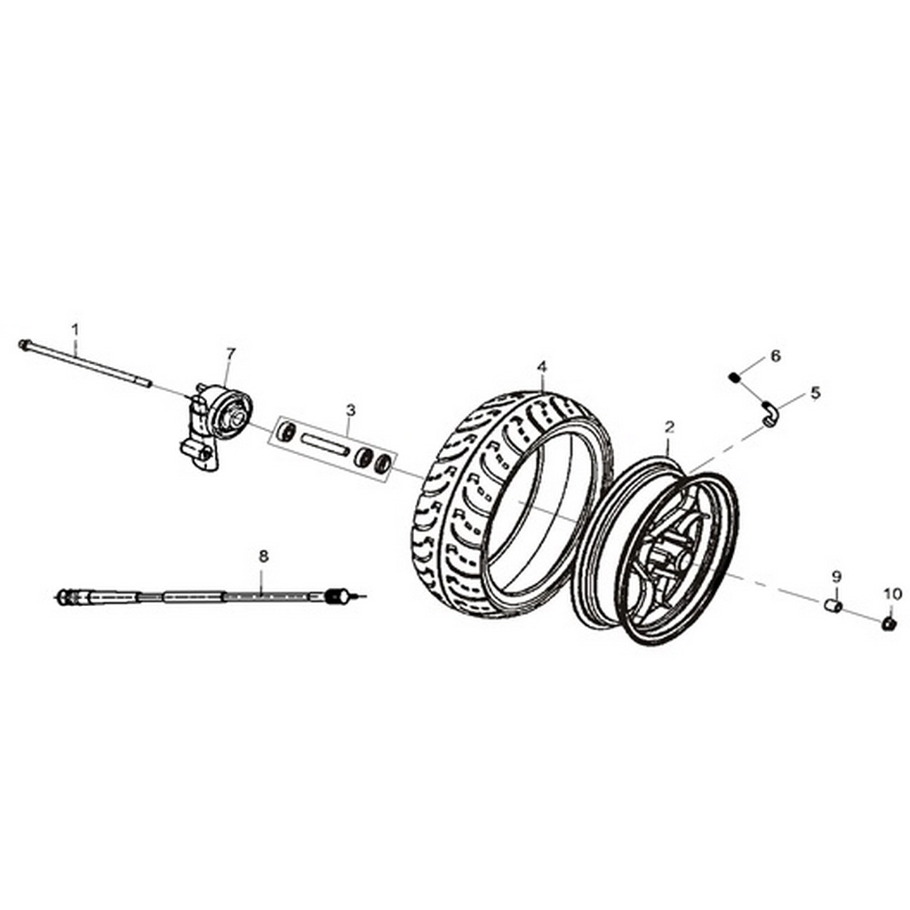 ASYA GY (50-GY) KILOMETRE TELI #AS50-GY F0908